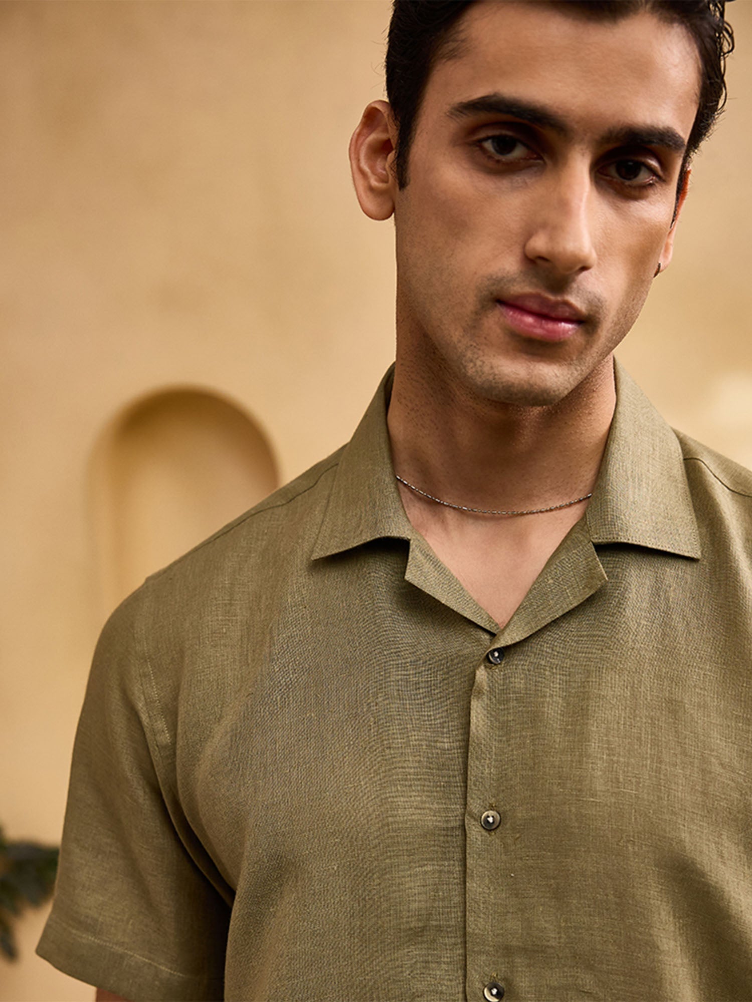Cuban Collar Shirts for Men