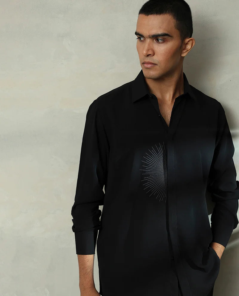 Embroidered Cotton Men's Premium Shirt