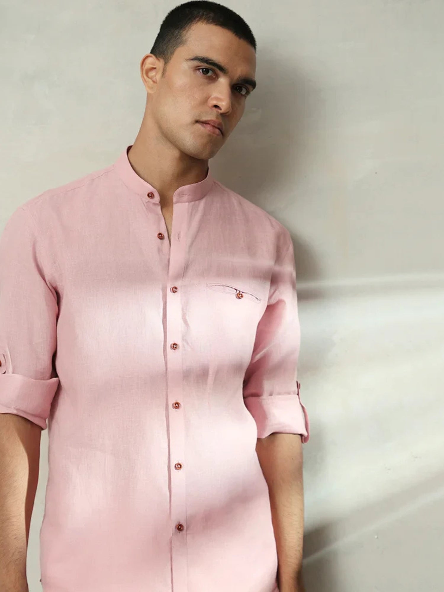 ONION PLAIN LINEN SLIM FIT SHIRT