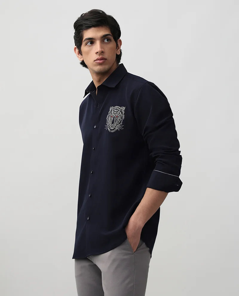 premium black men shirt