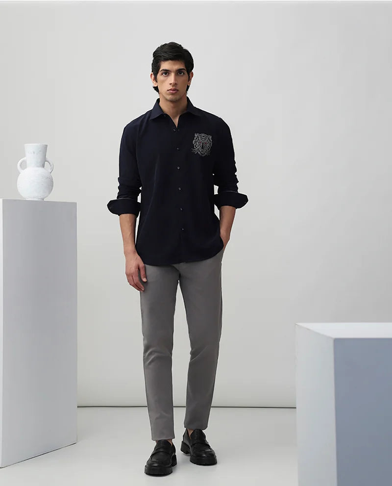 premium black men shirt