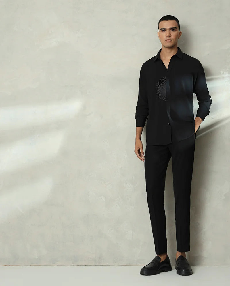 Embroidered Cotton Men's Premium Shirt