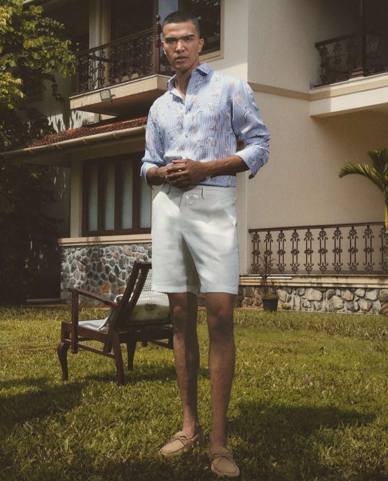 mens off white dress shirt Buy Off-White Cotton Printed Men's Casual Slim Fit Shirt
