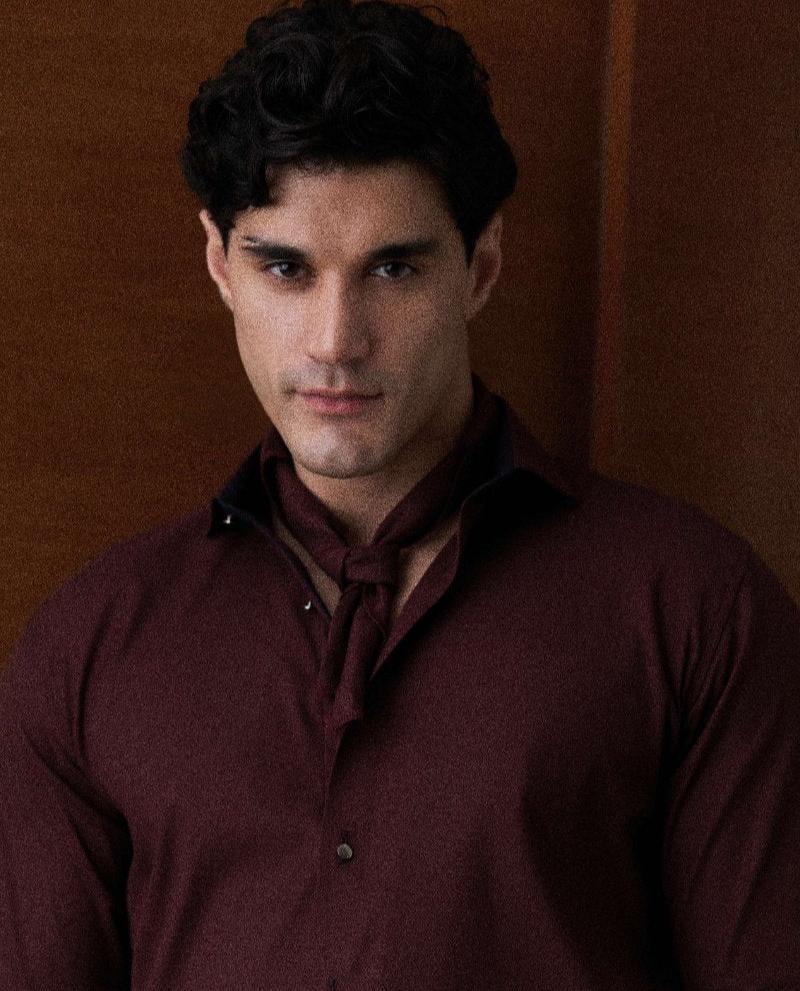 slim fit maroon dress shirt Black Beaded Long Sleeves Sheath Lace-Up Homecoming Dress Black / US 16 main image 1