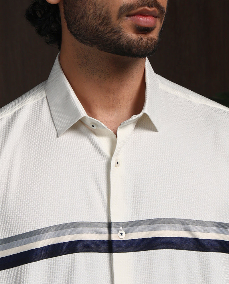 Lemon Slim Fit Cotton Designer Shirt with Vibrant Appeal