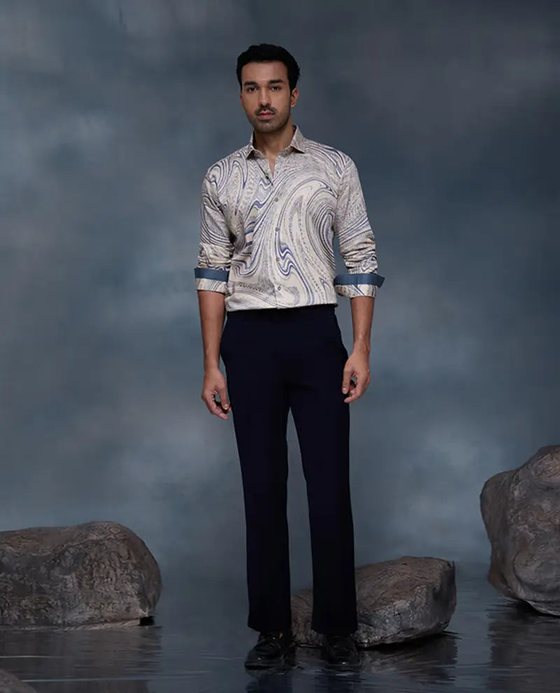 Fawn Print Slim Fit Shirt