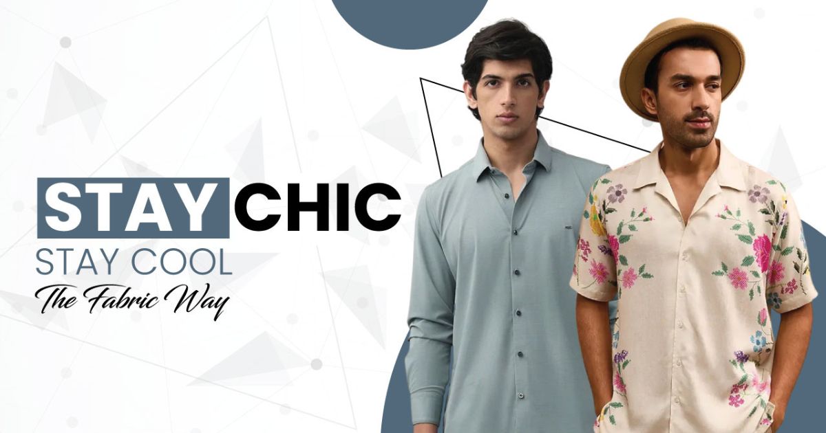 Best summer fabrics for men including linen cotton and breathable shirts