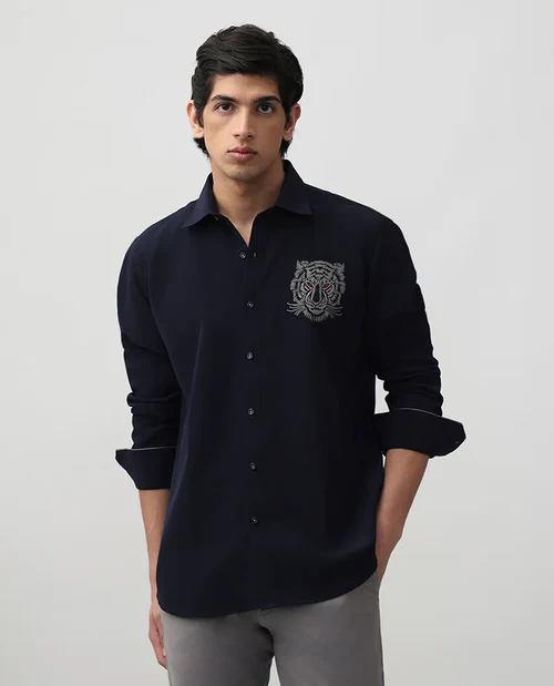 Embroidery Men's Shirts