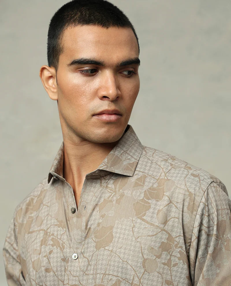 Printed men's shirt in India