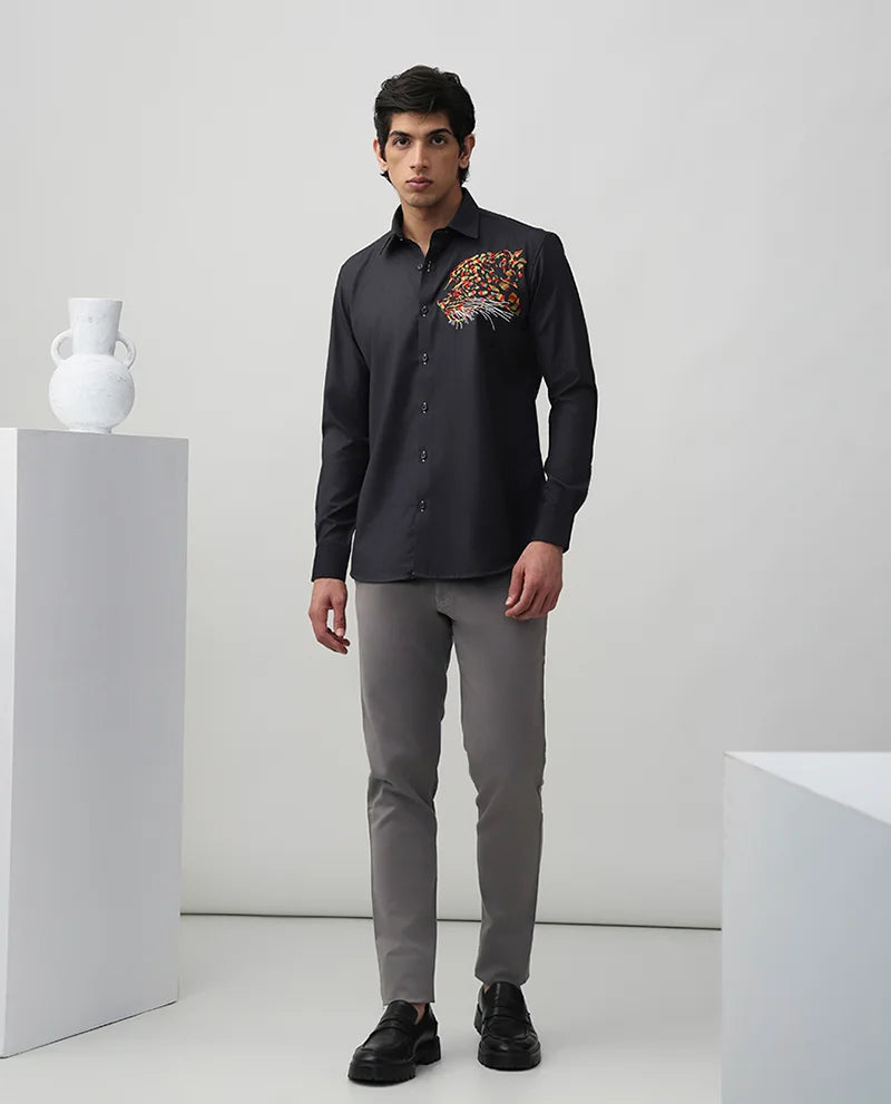 Embroidered men's Shirt