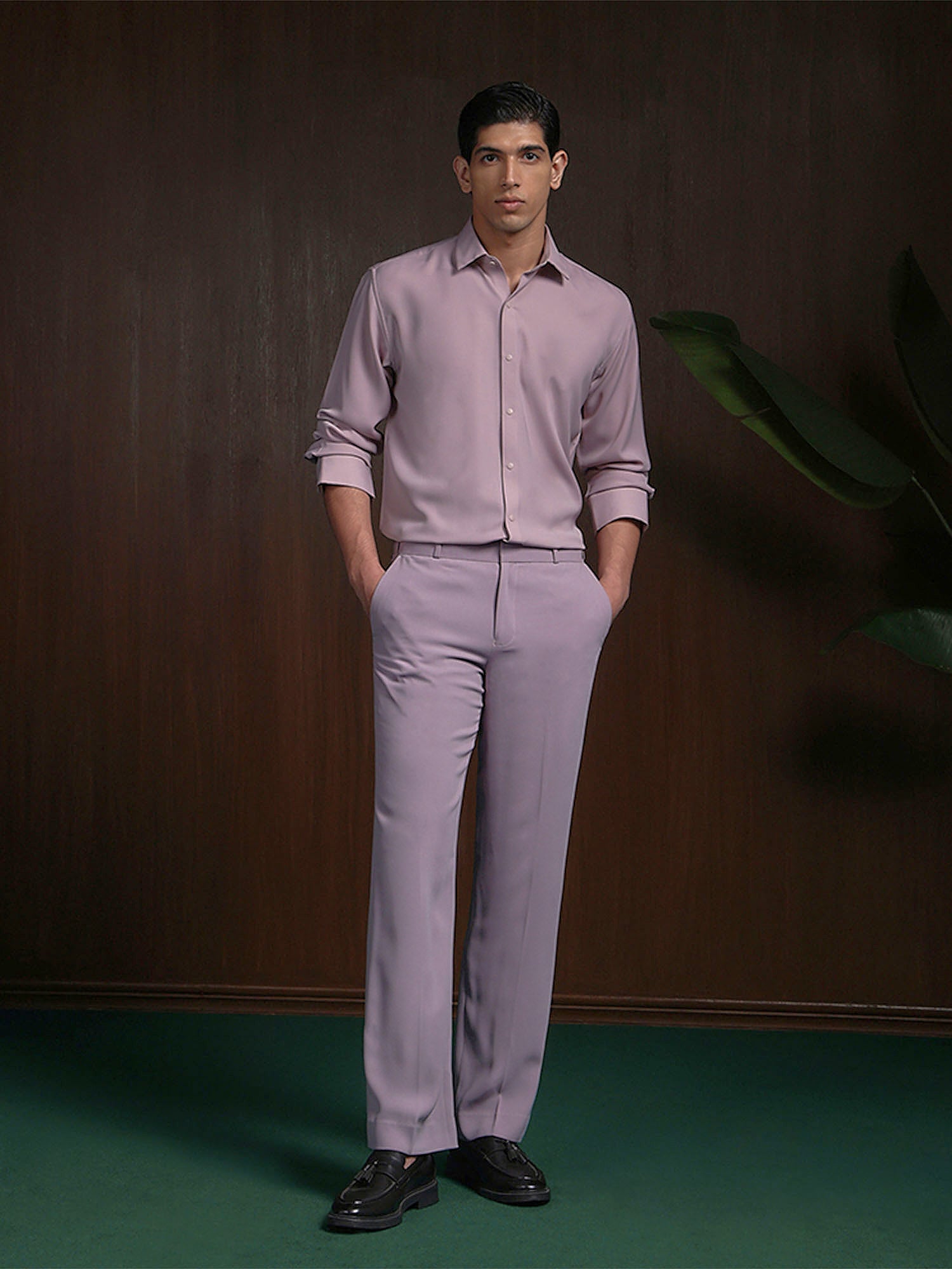 Onion Slim Fit Stroma Shirt with Classic Plain Style