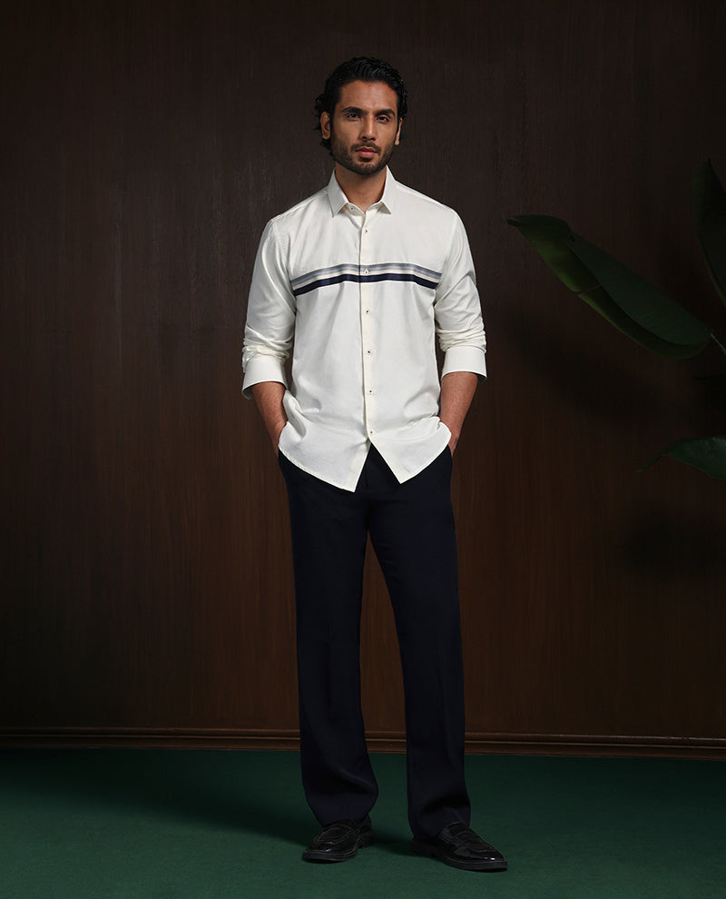 Lemon Slim Fit Cotton Designer Shirt with Vibrant Appeal